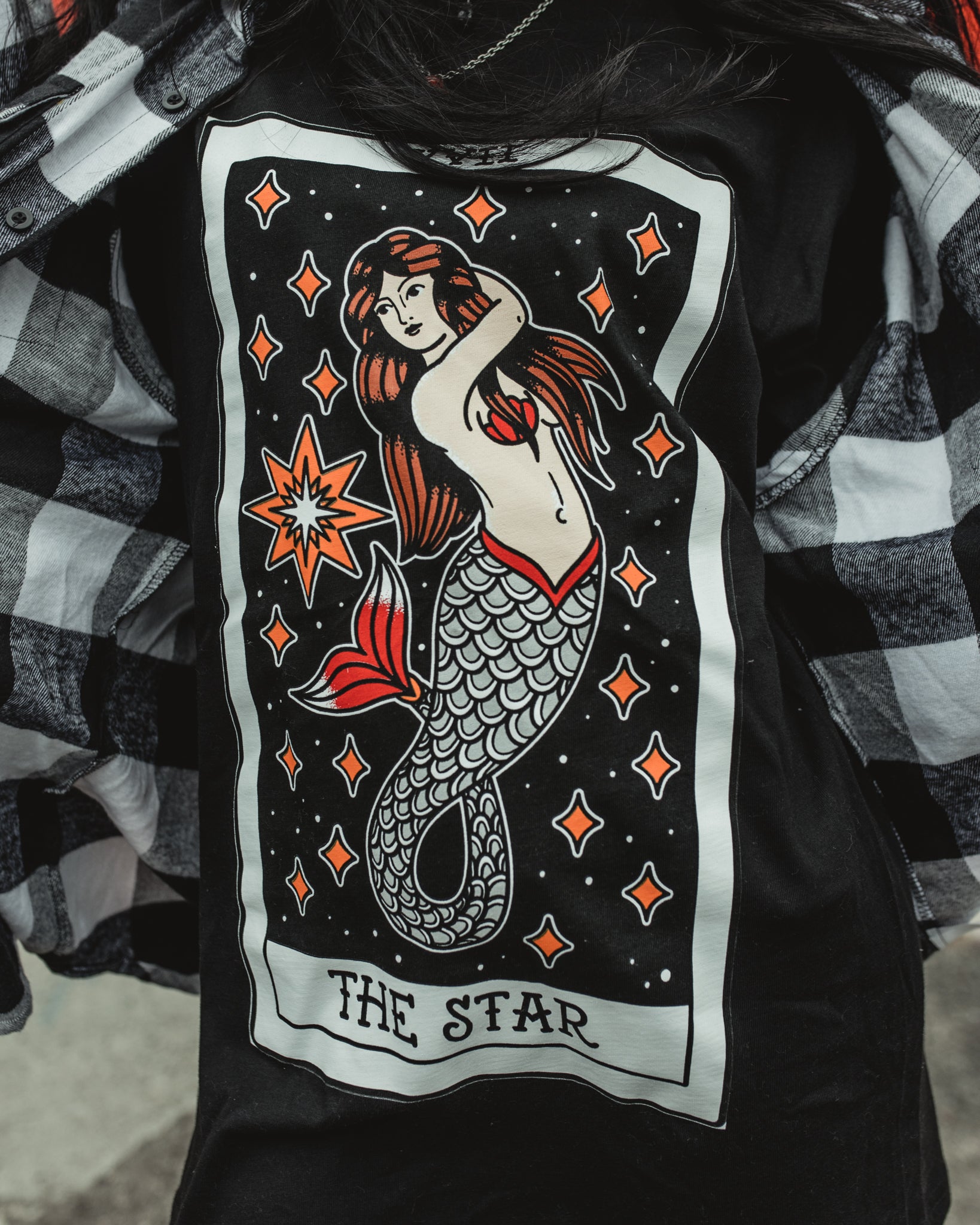American Traditional Star Tarot Tee
