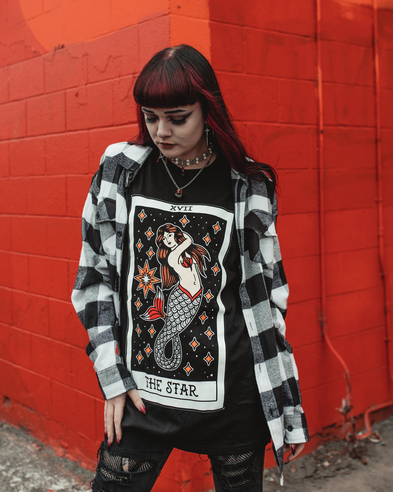 American Traditional Star Tarot Tee