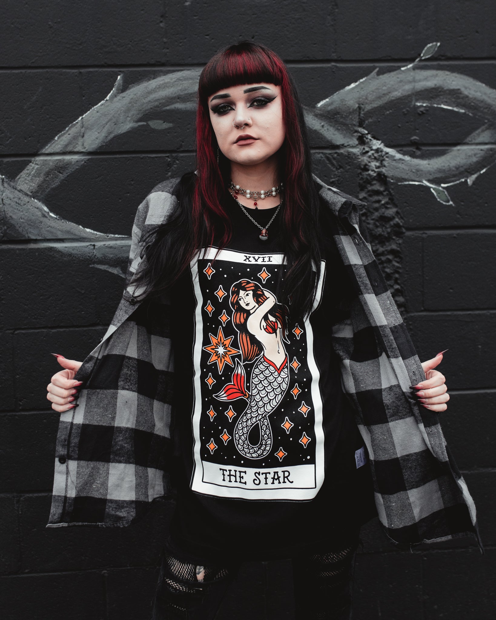 American Traditional Star Tarot Tee