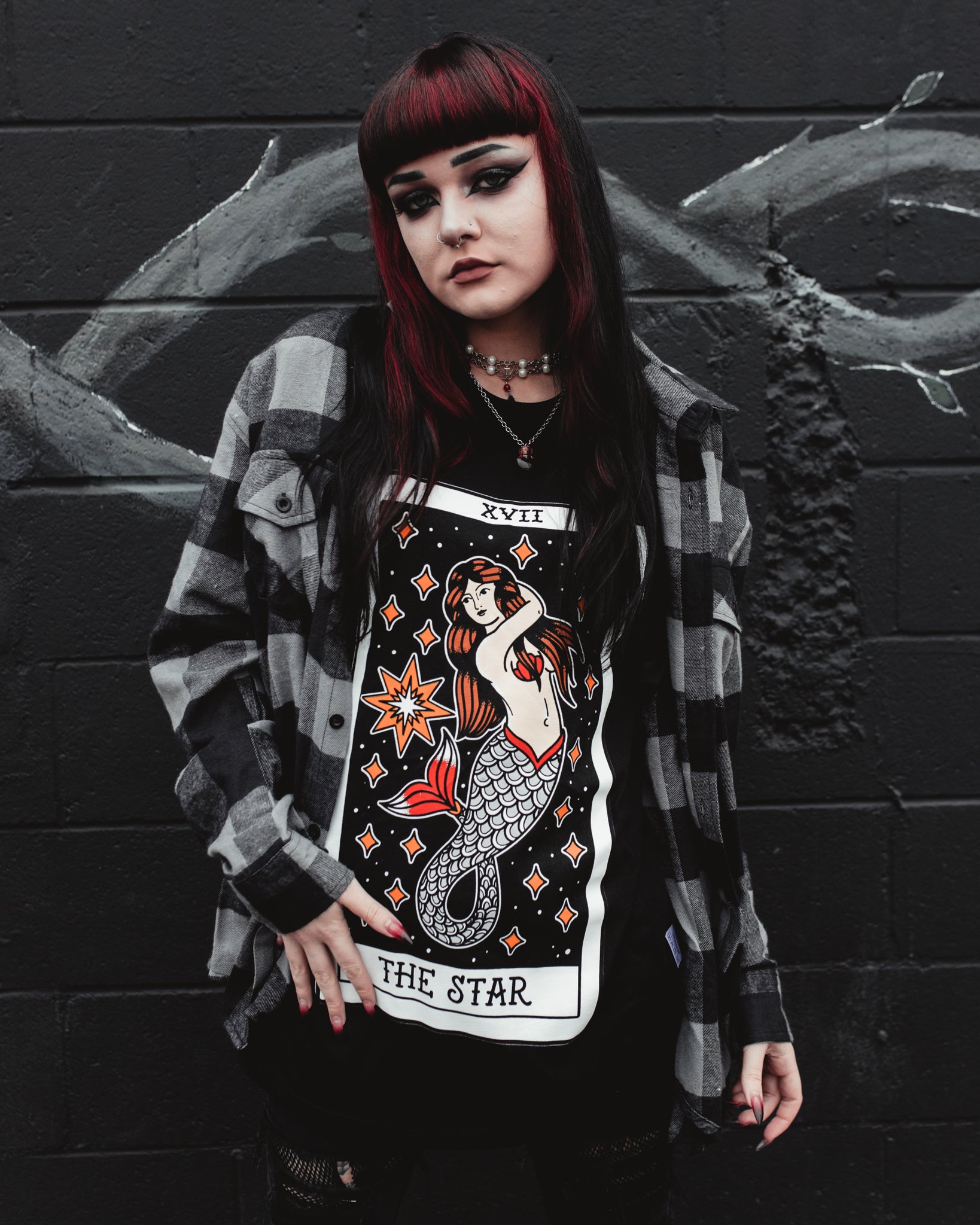 American Traditional Star Tarot Tee