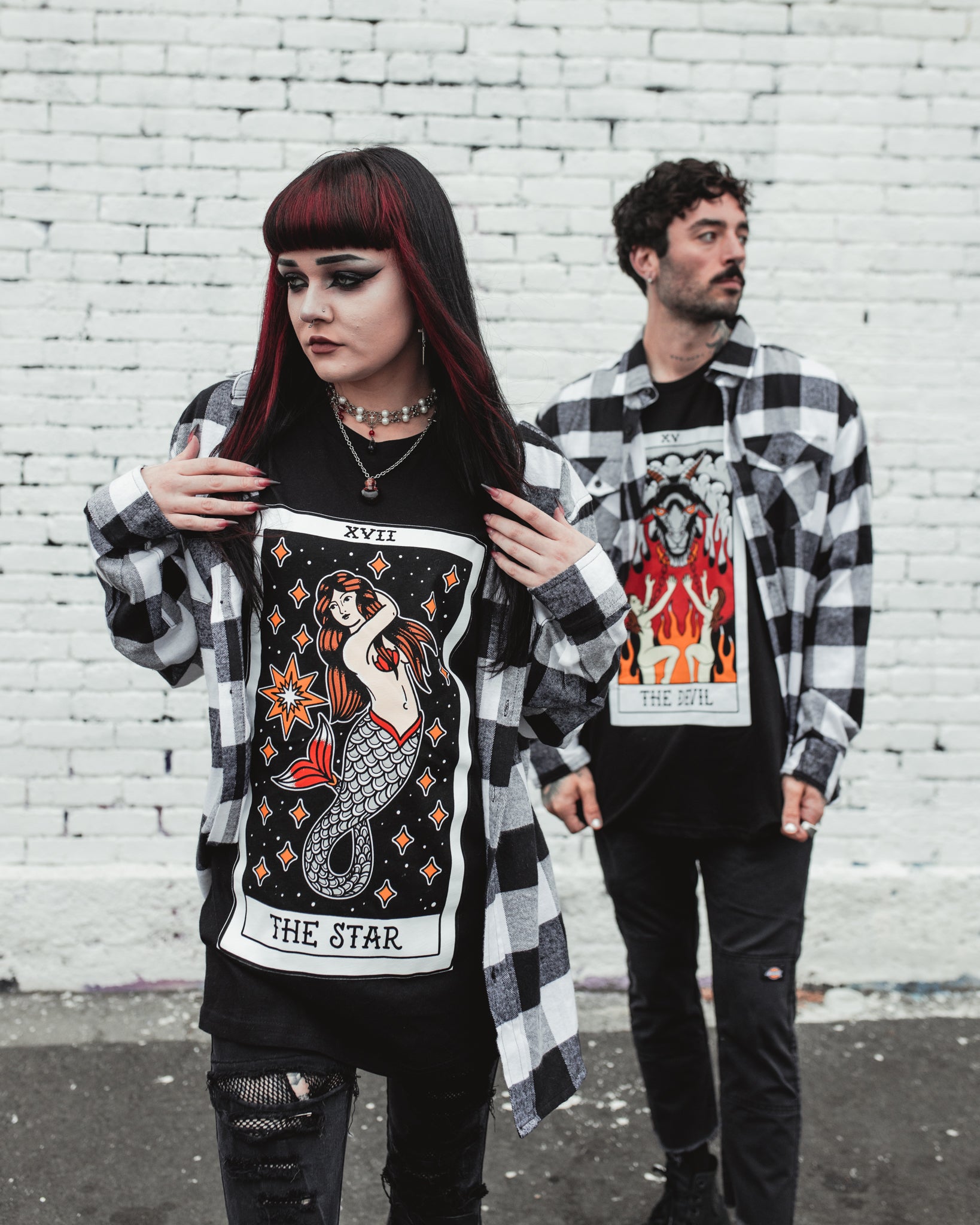 American Traditional Star Tarot Tee