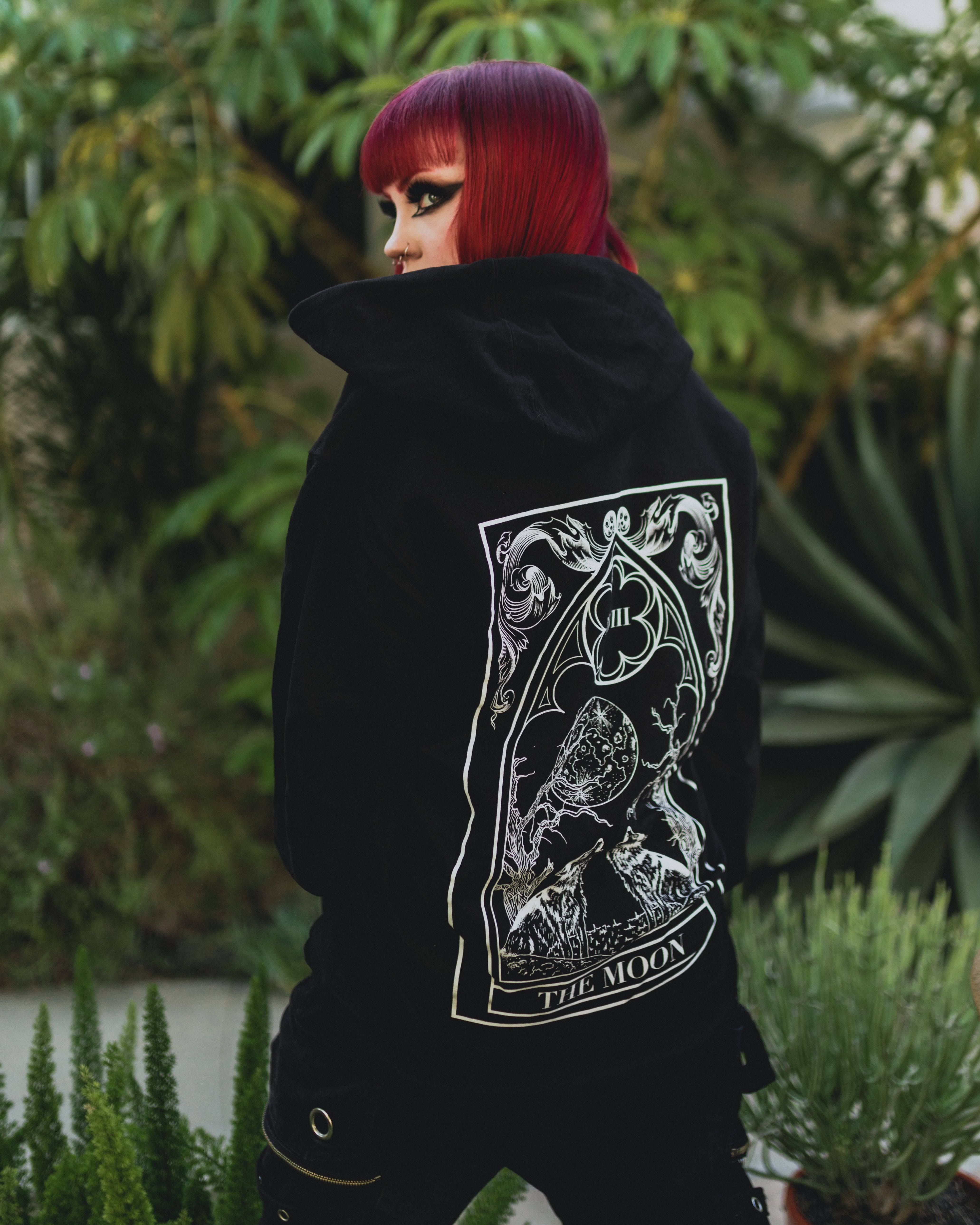 Moon Tarot Zip Up Hoodie - Low Stock!