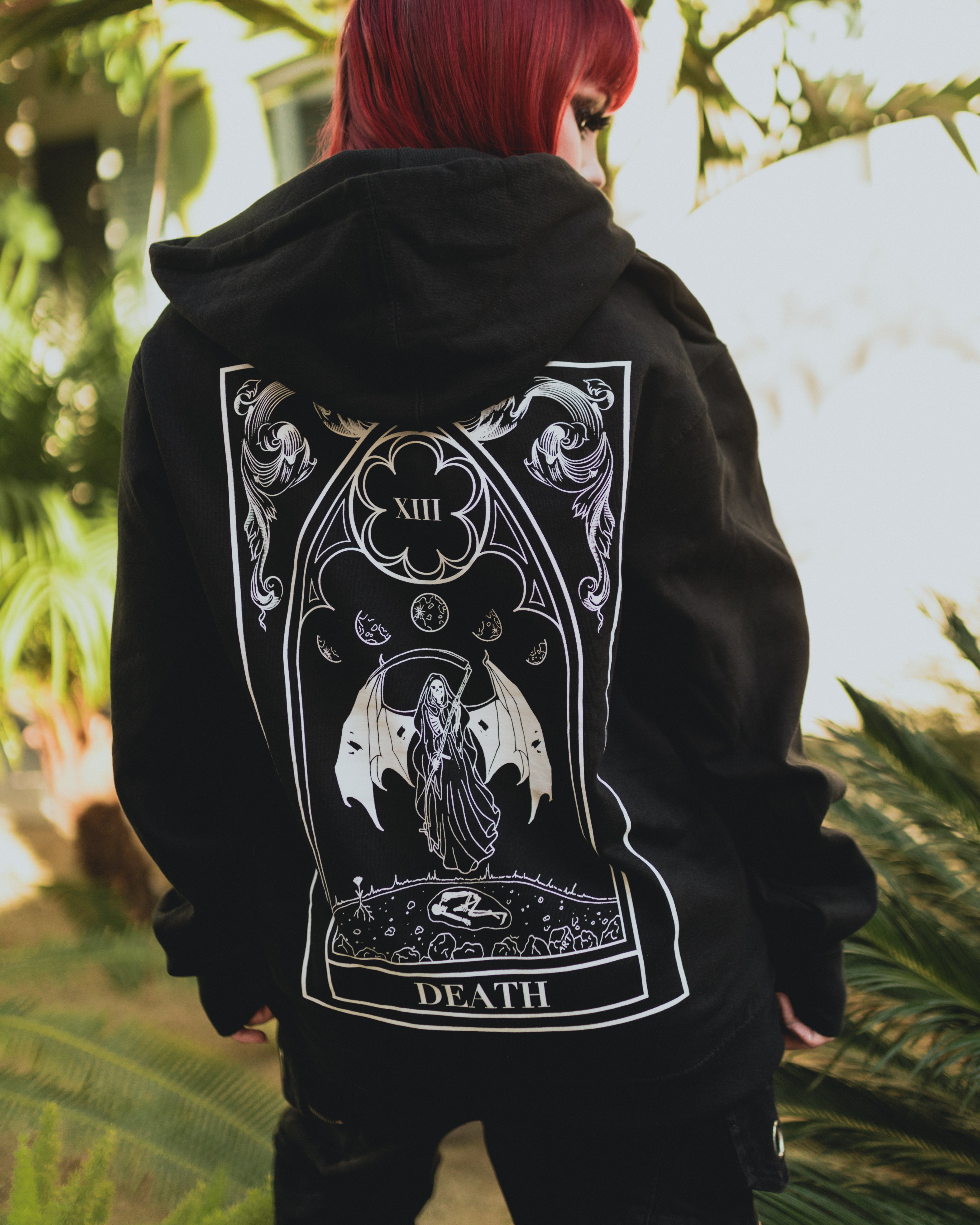 DeathTarot Zip Up Hoodie