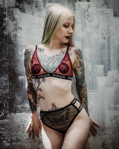 Wild Heart Mesh Bra