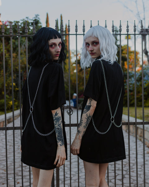 The Pretty Cult - 'Sacrifiant' Chain Harness. (Silver)