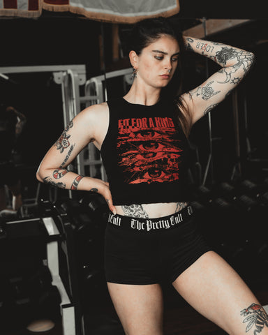 Haus Of Cult Halter Crop