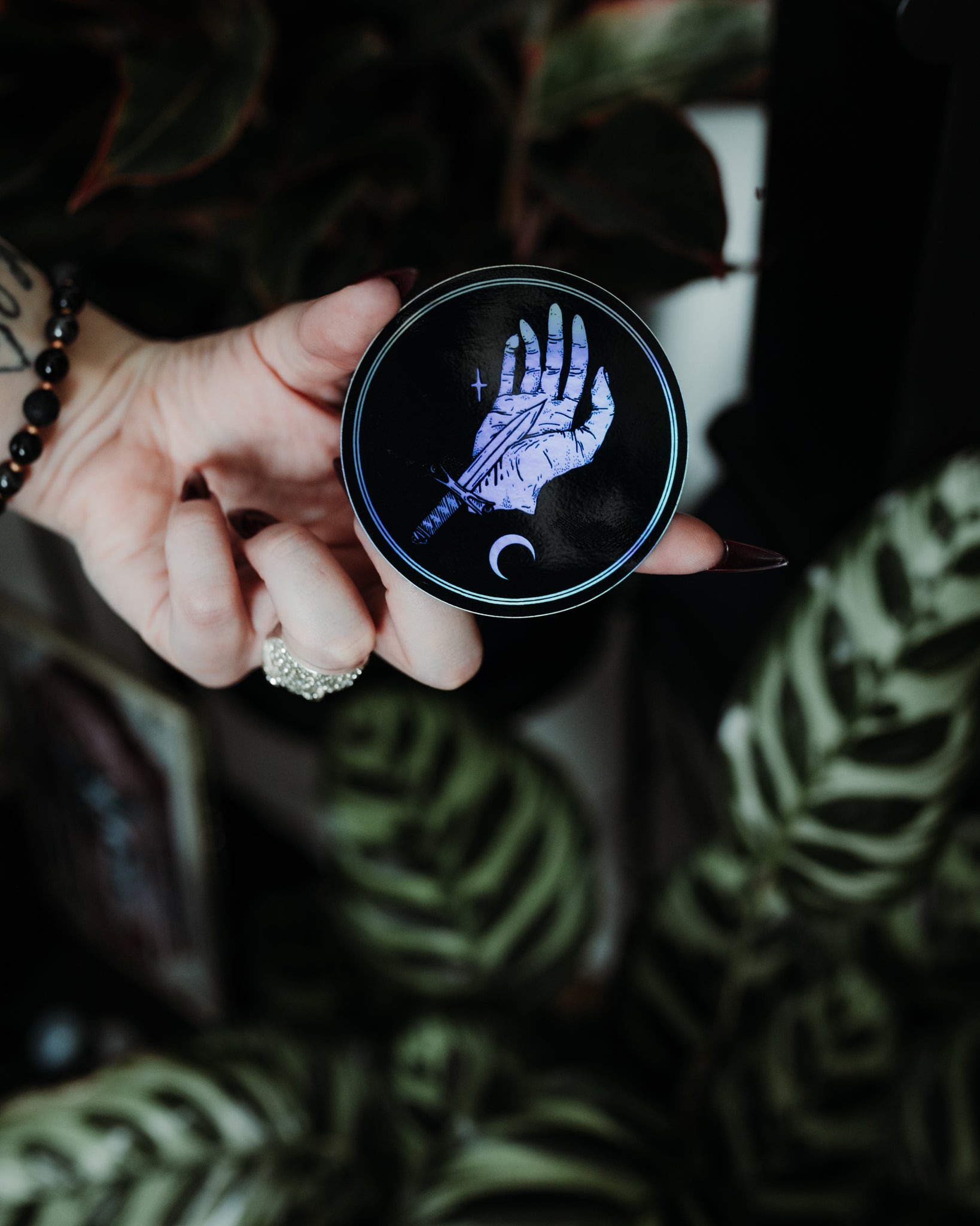 Blood Oath Holographic Vinyl Sticker