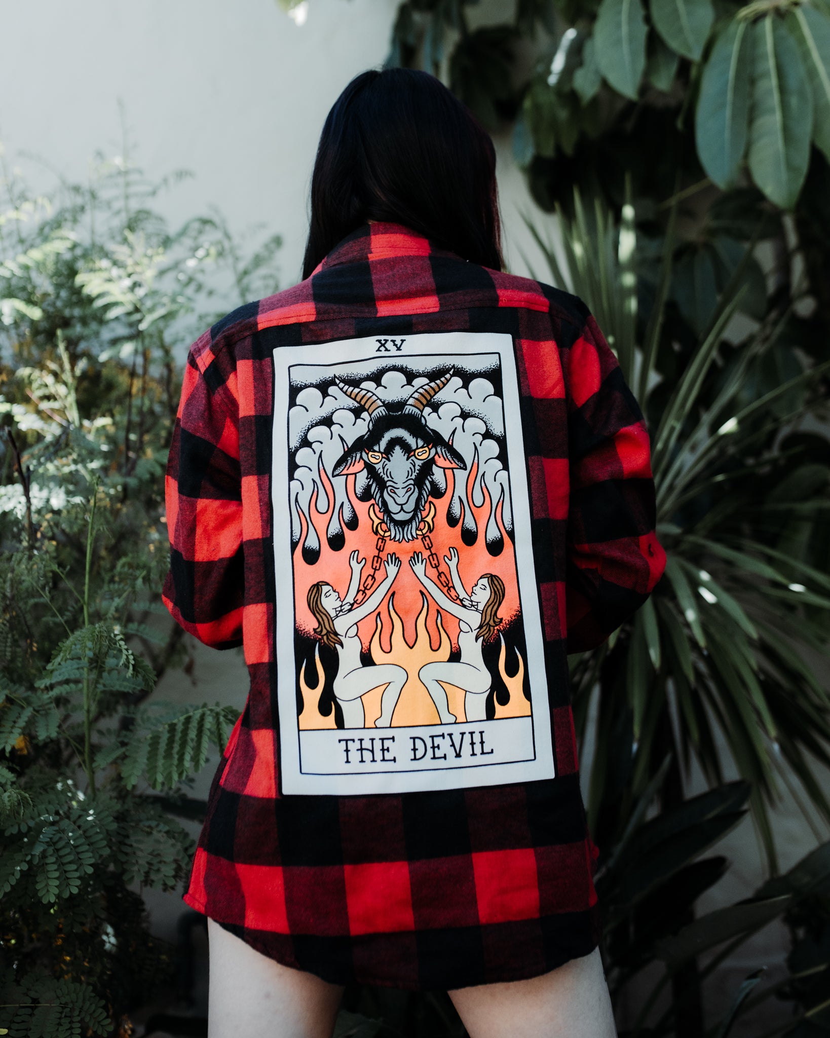 Tour Exclusive Crimson Devil Tarot Flannel
