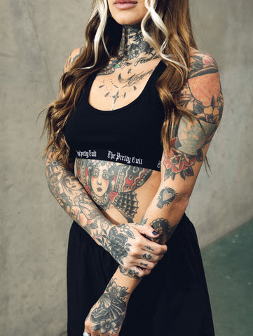 Haus Of Cult Halter Crop