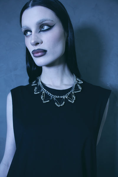 トップス Archive PPFM Fake necklace cut-saw VOL I SAFETY PIN TOP - The Pretty Cult