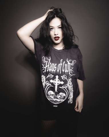 Haus Of Cult Halter Crop