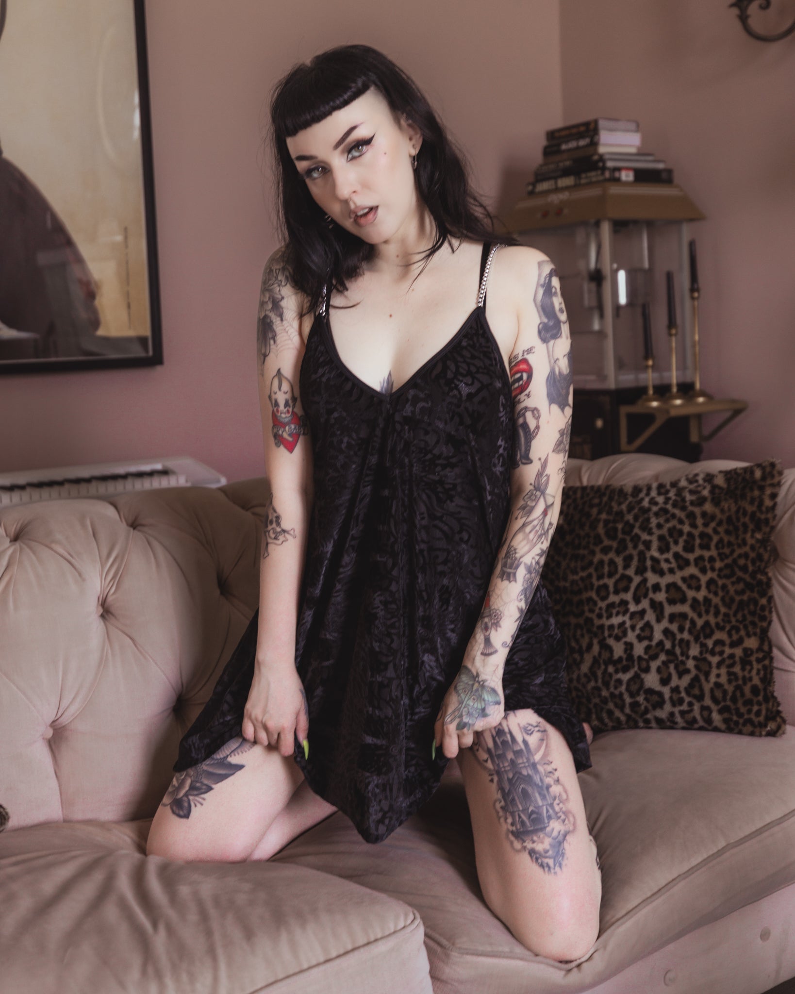 Sixth Sense Chain Dress - Ultra Limited Stock - S Left!