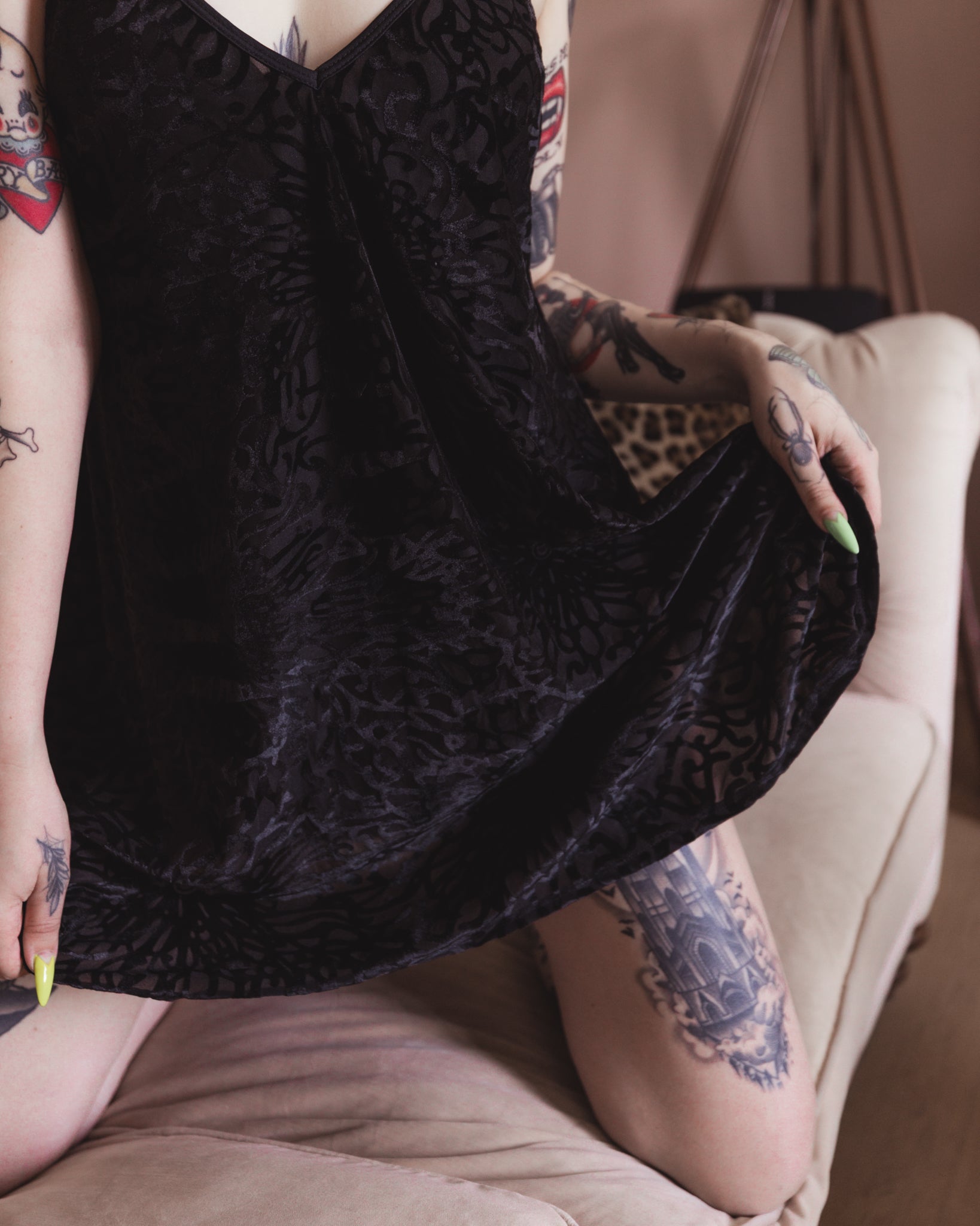 Sixth Sense Chain Dress - Ultra Limited Stock - S Left!