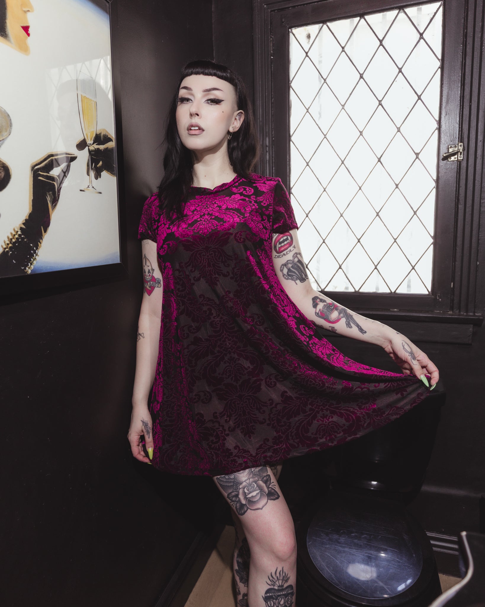 Wicked Rose Dress - Low Stock!