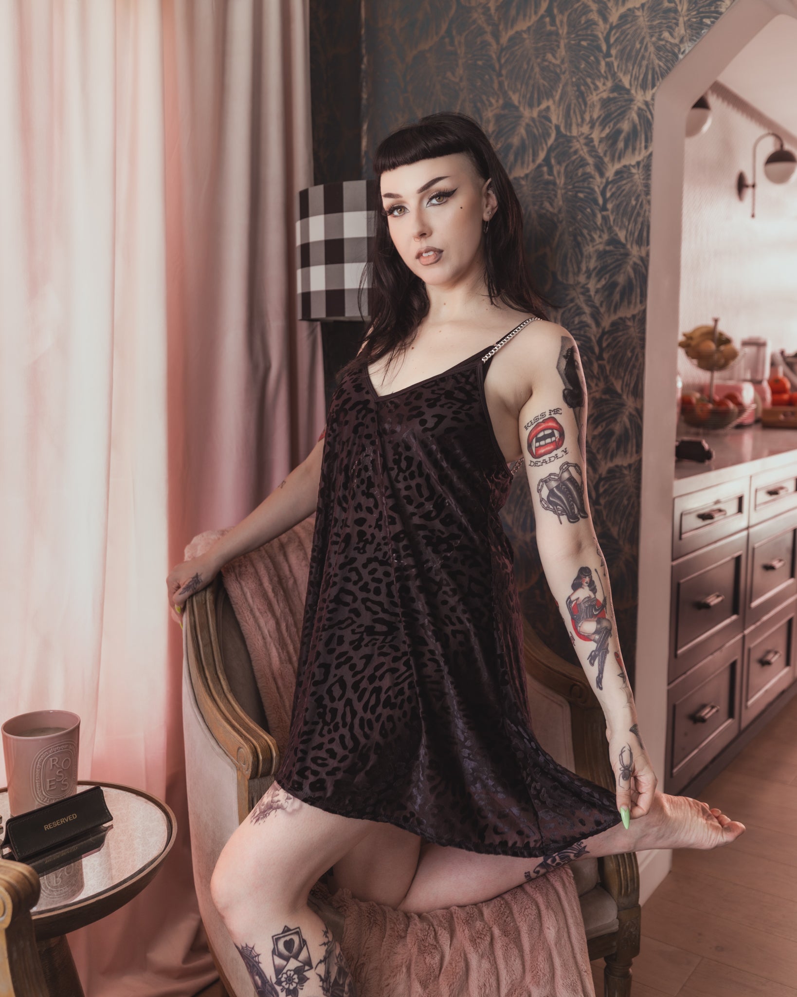 Shadows Chain Dress - Ultra Limited Stock