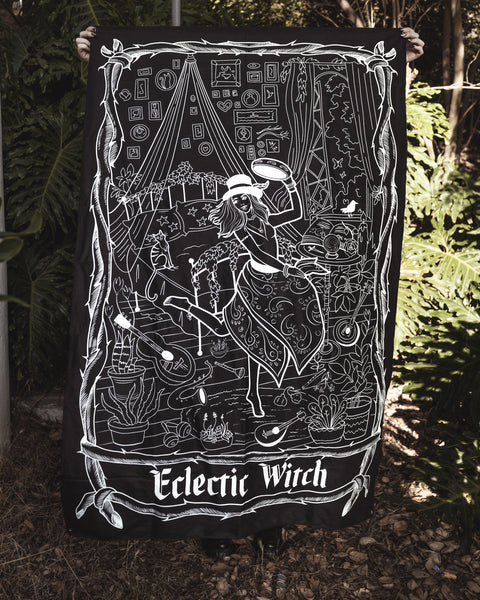 The Pretty Cult – 'Eclectic Witch' Oracle Card Wall Flag