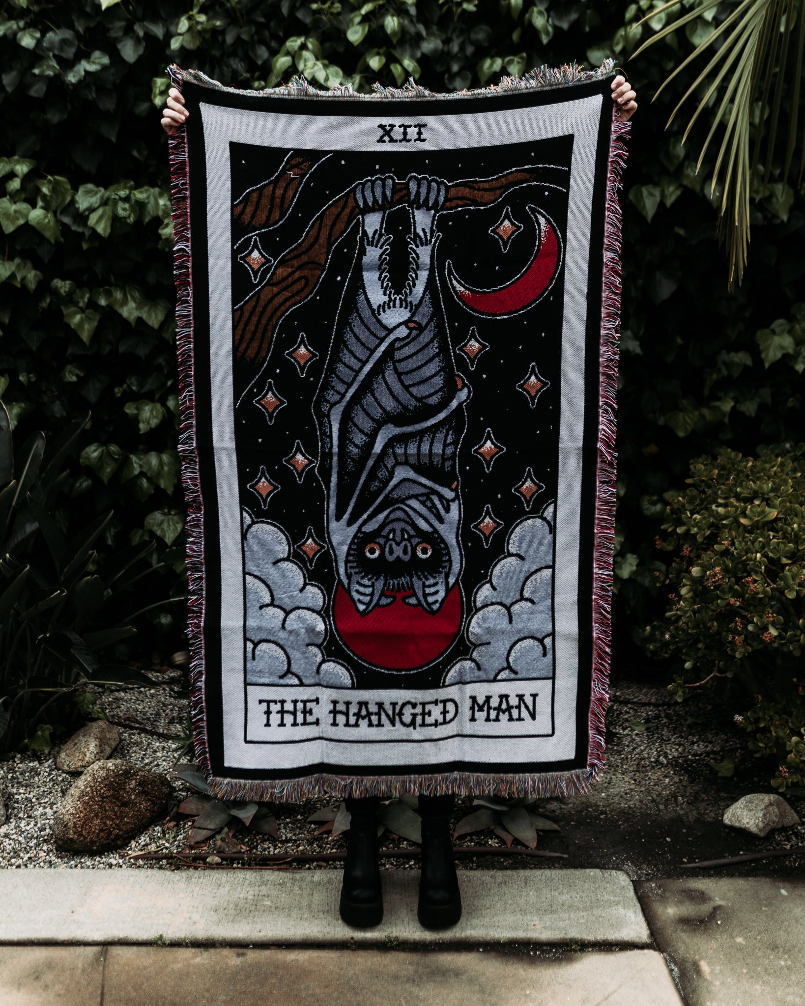 Hanged Man Woven Blanket