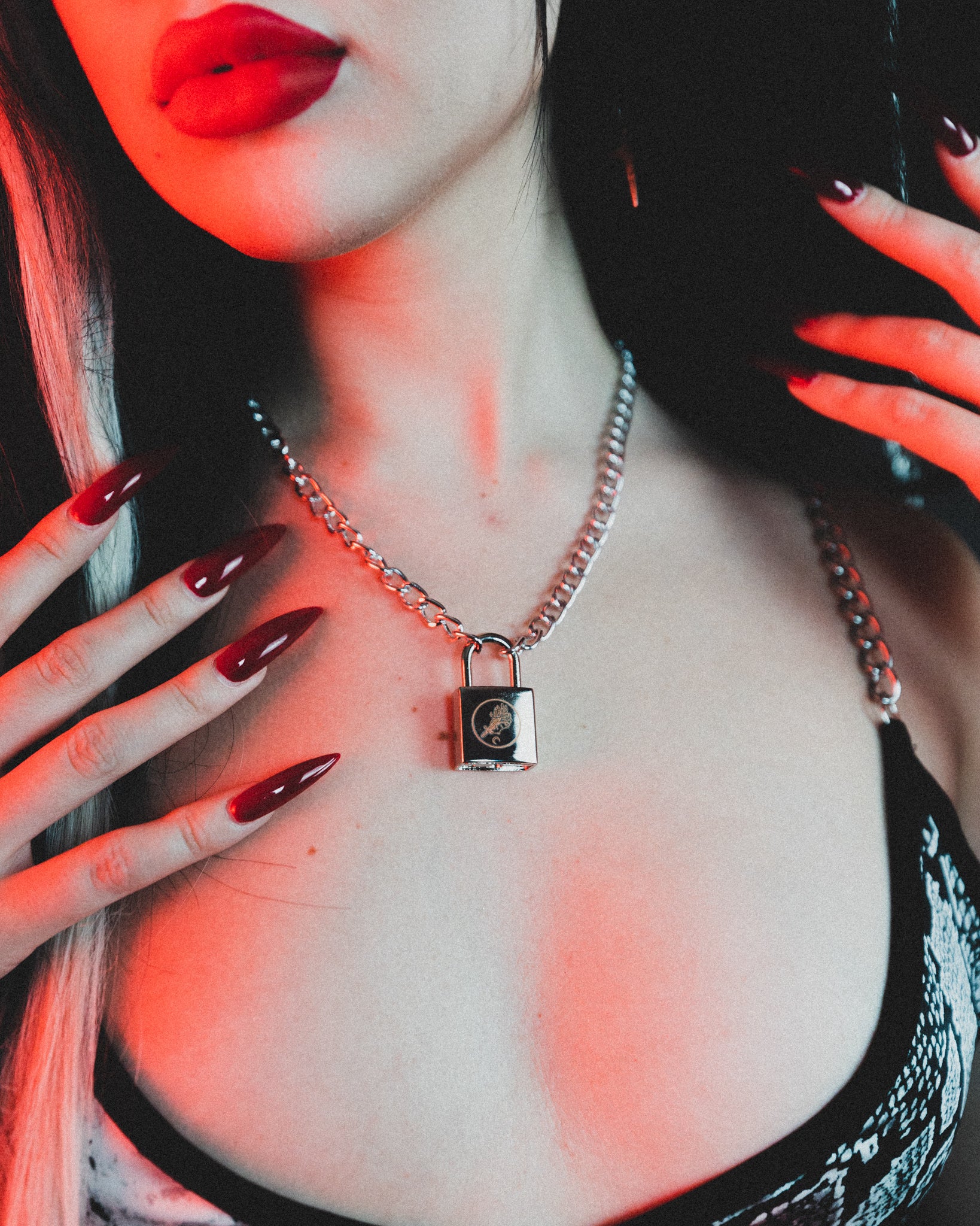 Blood Oath Lock Necklace