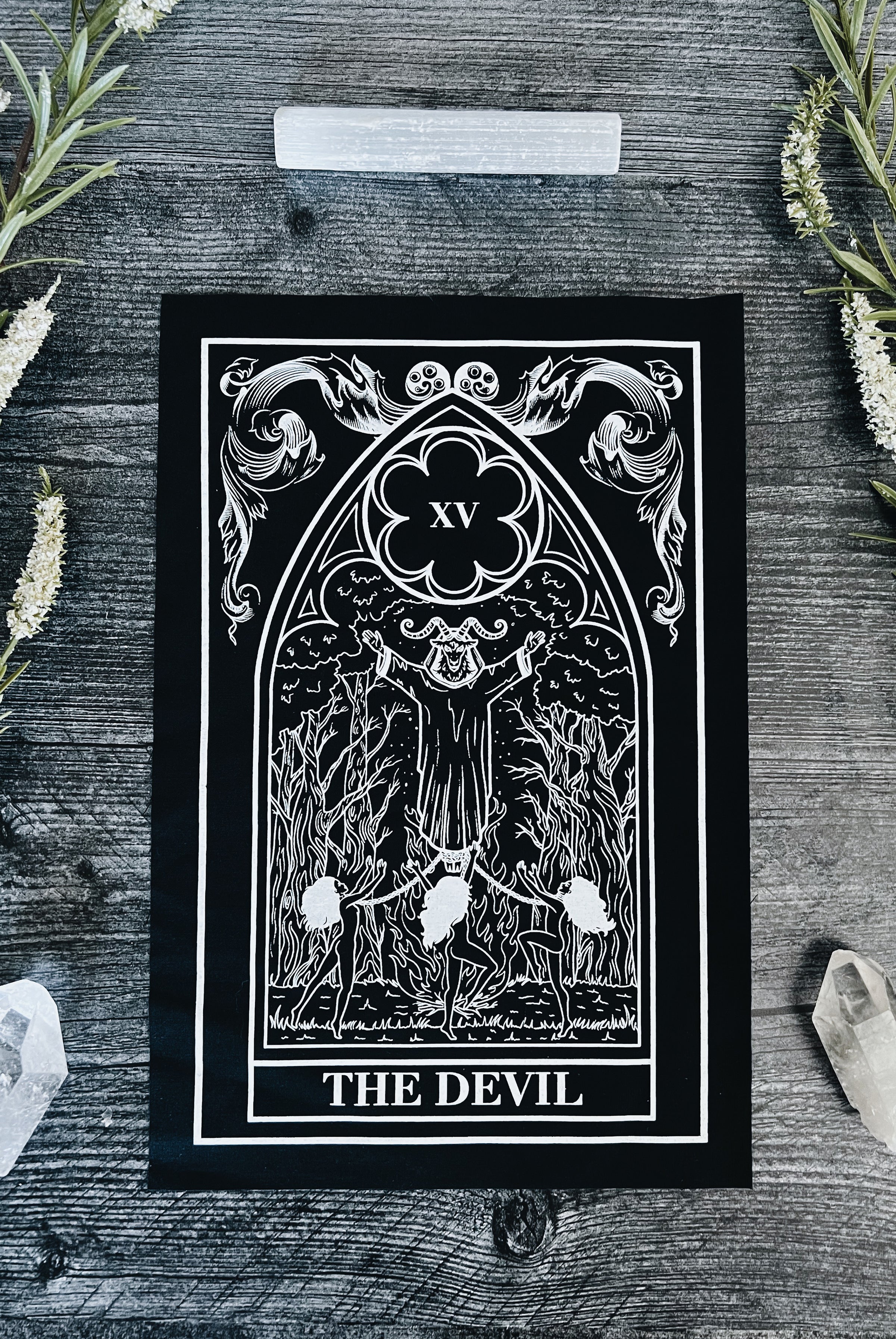 The Devil Tarot Card Back Patch