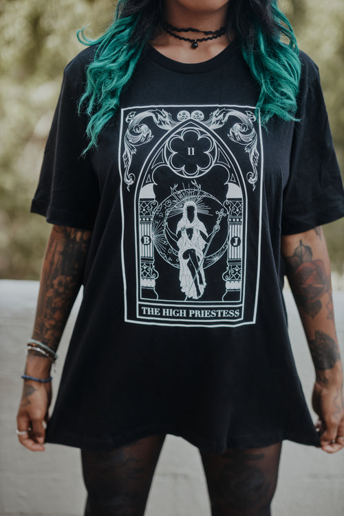 High Priestess Tarot Tee