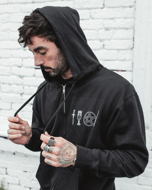 Justice Zip Up Hoodie