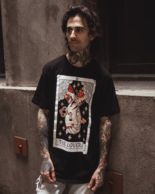 American Traditional Lovers Tarot Tee