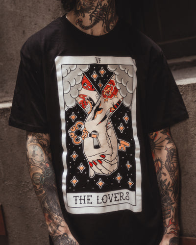 American Traditional Lovers Tarot Tee