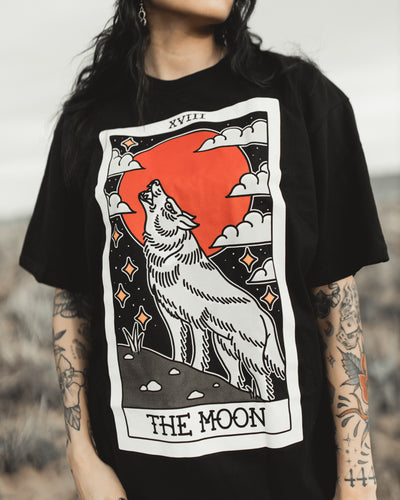 American Traditional Moon Tarot Tee