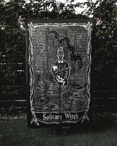 Solitary Witch Tapestry
