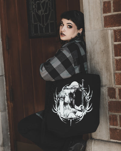Obsidian Hymn Tote Bag