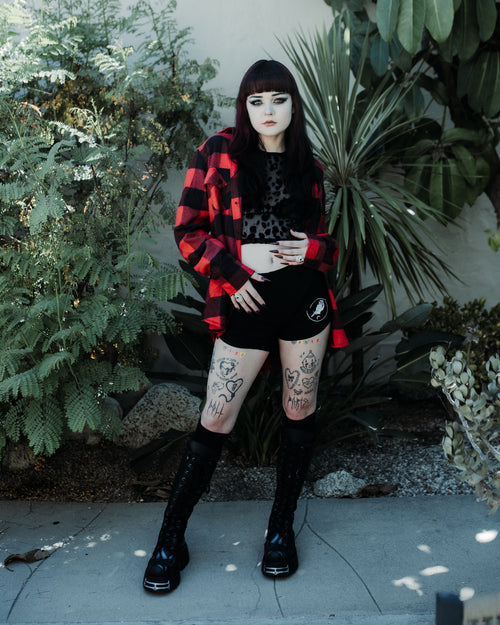Tour Exclusive Crimson Devil Tarot Flannel