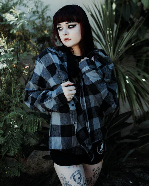 Wheel Of Fortune Charcoal Flannel