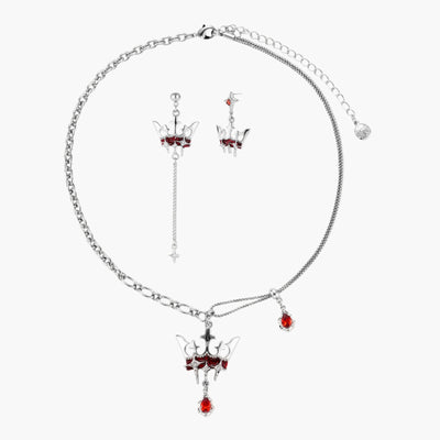 Royal Reliquary Necklace & Earring Set