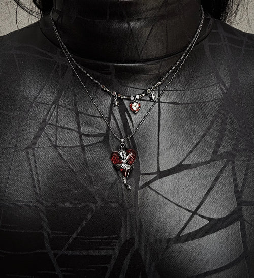 Coeur Serpent Necklace