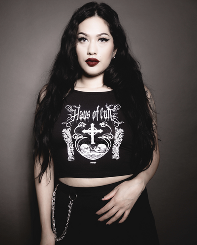 Haus Of Cult Halter Crop