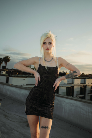 Midnight Lace High Waist Pant