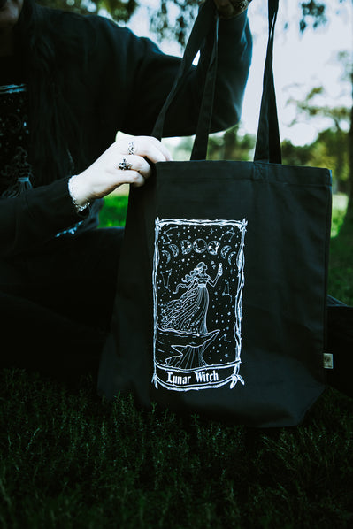 Lunar Witch Tote Bag