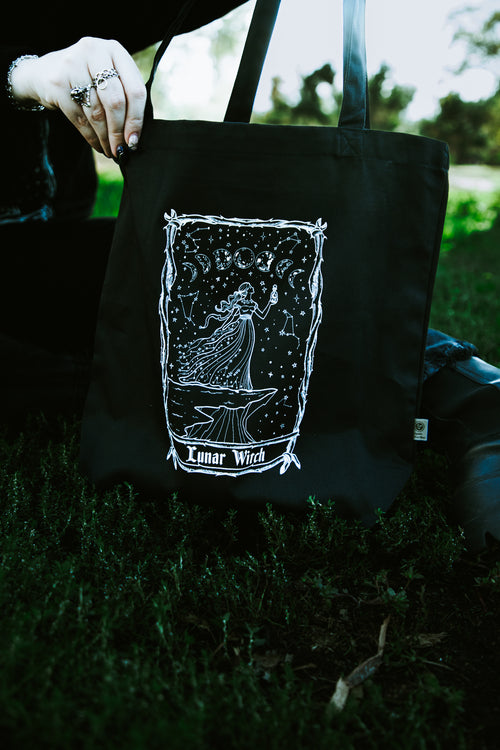 Lunar Witch Tote Bag