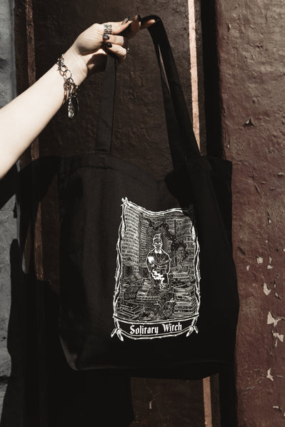 Solitary Witch Tote Bag