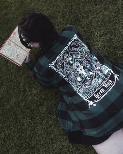 Green Witch Flannel