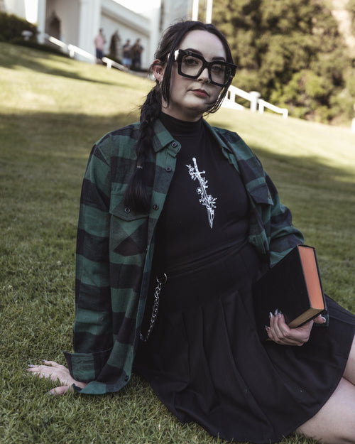 Green Witch Flannel