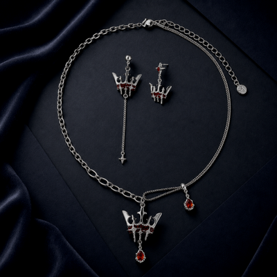 Royal Reliquary Necklace & Earring Set