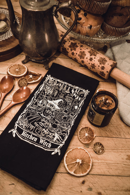 Kitchen Witch Hand Towel