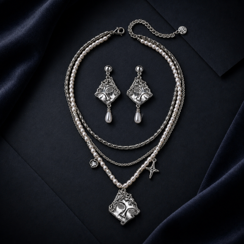 Masquerade Mystique Necklace & Earring Set