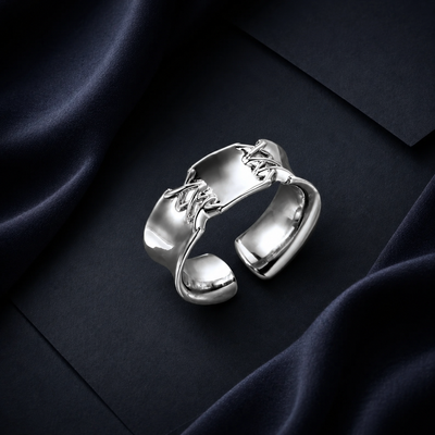 Chain Bridge Cuff Ring