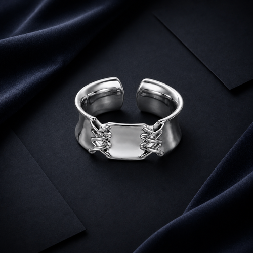 Chain Bridge Cuff Ring