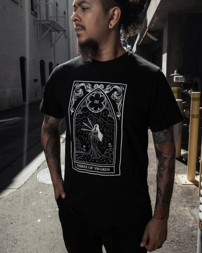Three Of Swords Tarot Tee