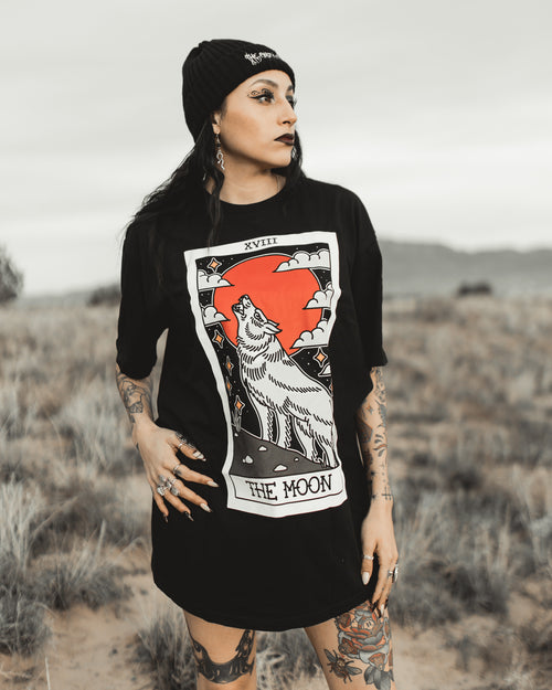 American Traditional Moon Tarot Tee