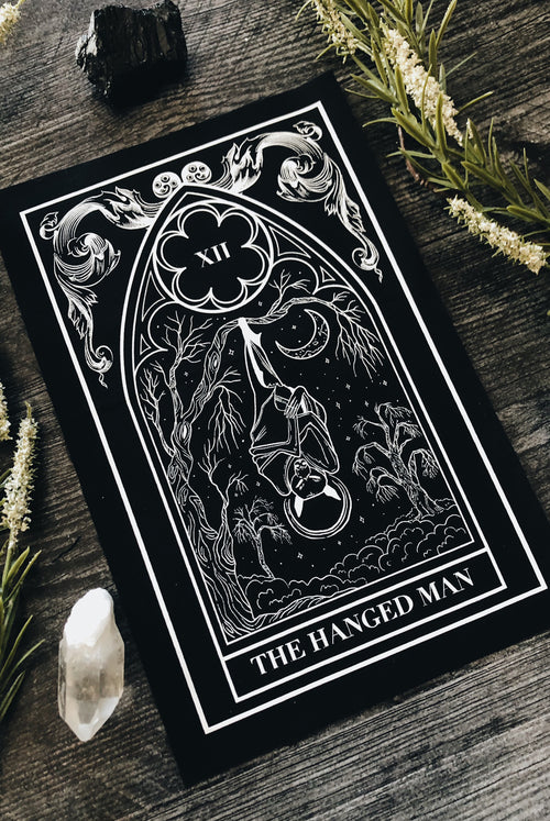 The Hanged Man Tarot Card Back Patch