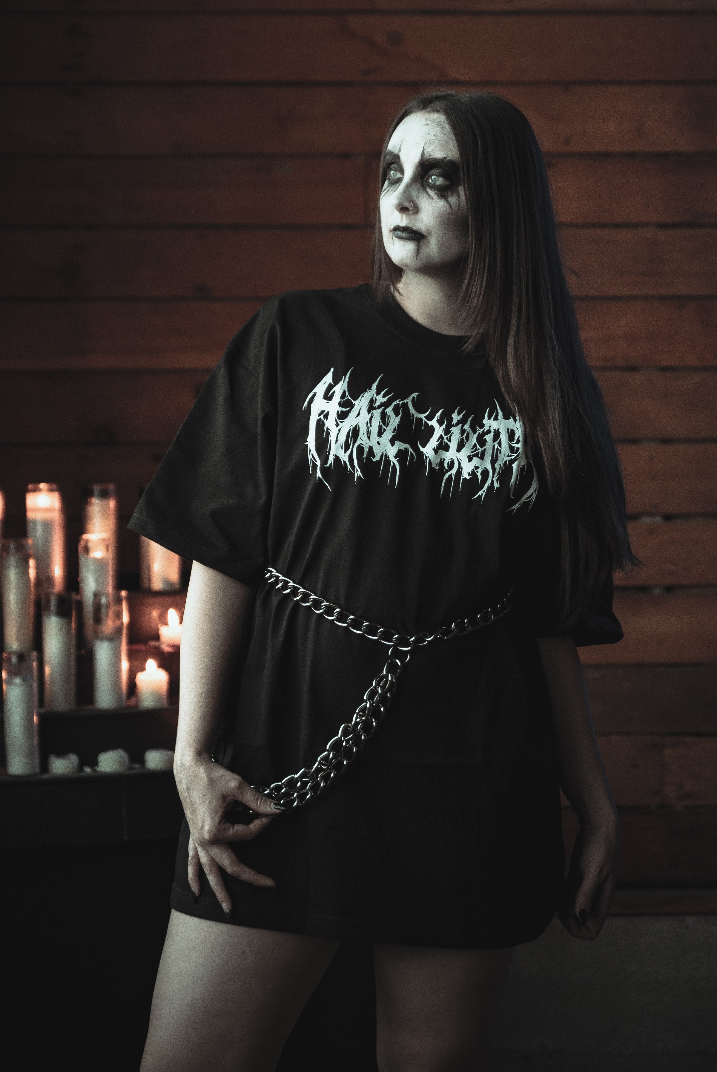 The saying we are best know for now available in a black metal design. –  The Pretty Cult